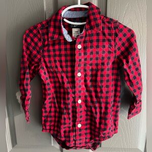Adorable Button Down Onesie